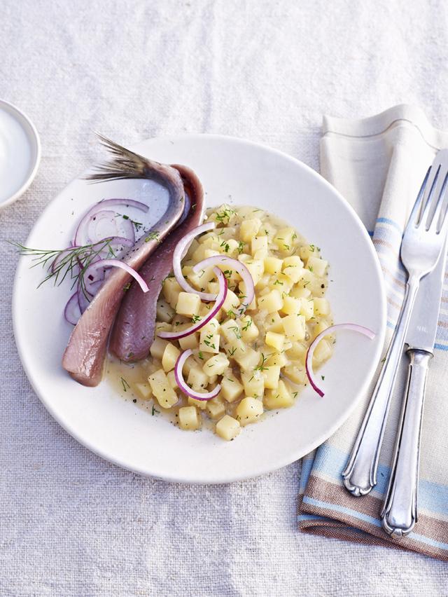 maatjes met aardappel